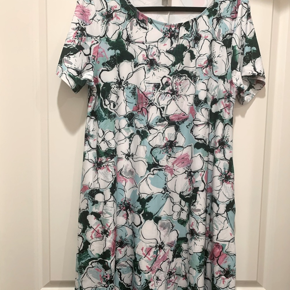 White Floral Dress